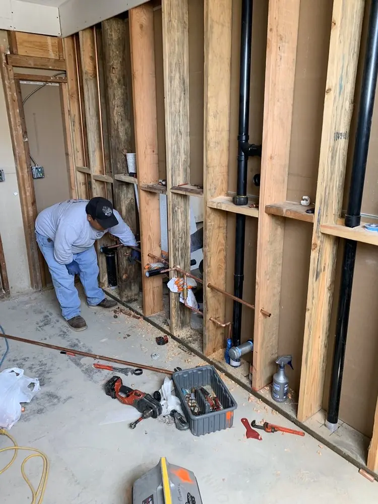 Commercial rough-in plumbing for Gas Line Repair in Hollywood Hills East